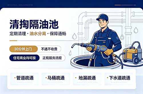 偃师清掏隔油池